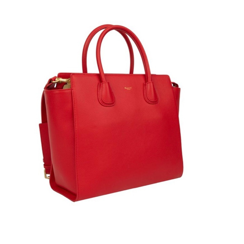 Moncrief Red Leather Tote Bag - Picture 2 of 14